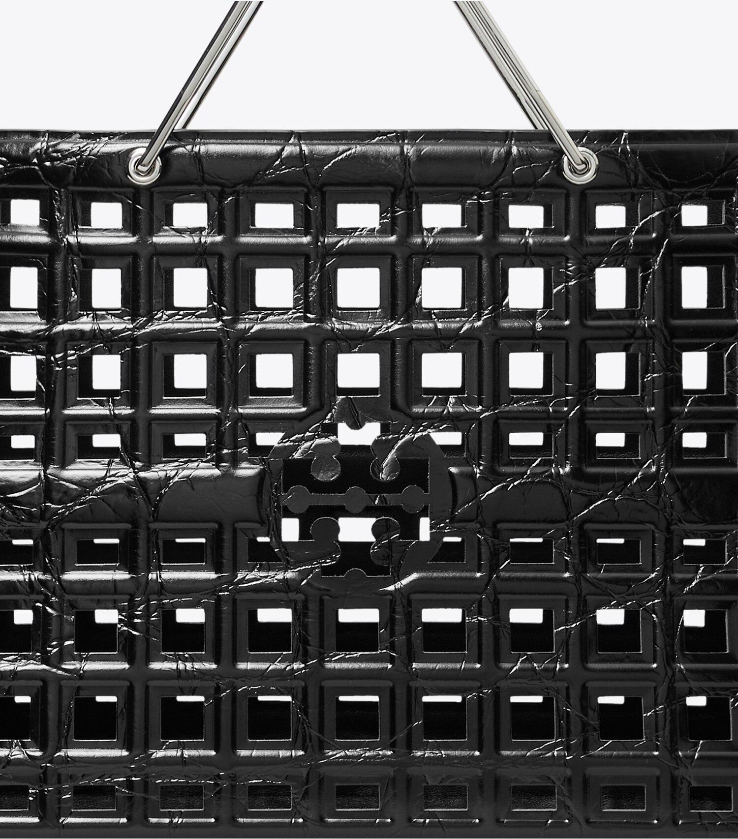 Ella Croc-Embossed Market Tote