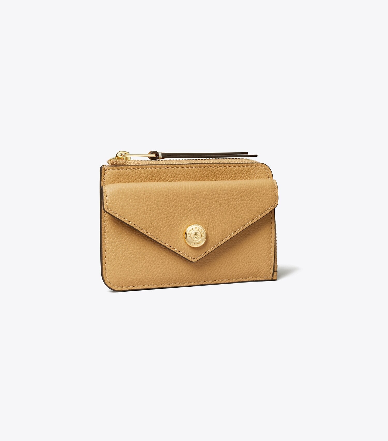 Pebble Envelope Zip Card Case