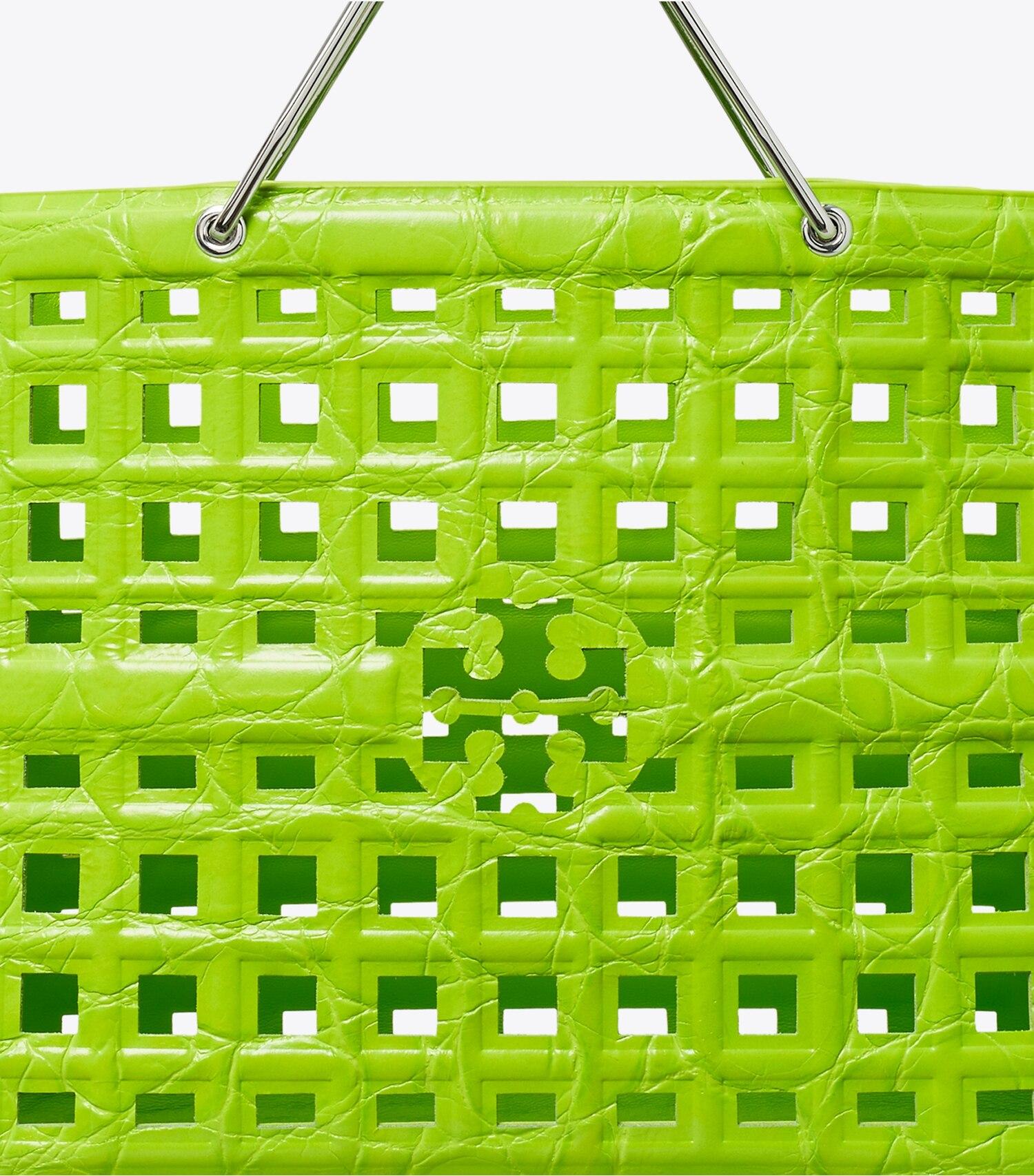 Ella Croc-Embossed Market Tote