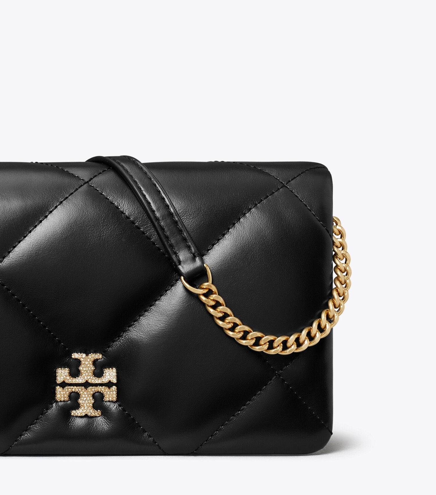 Kira Diamond Quilt Pav�� Logo Crossbody