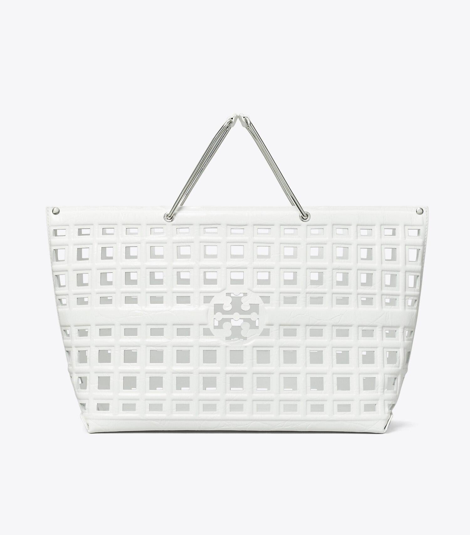 Ella Croc-Embossed Market Tote