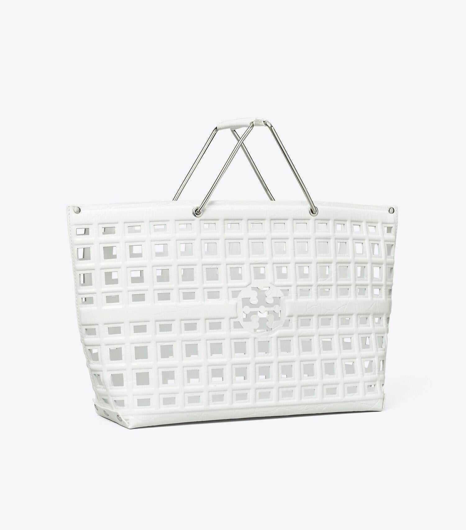 Ella Croc-Embossed Market Tote